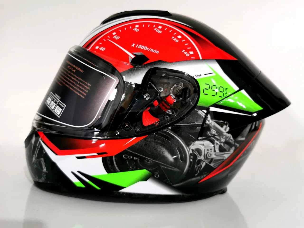 Casca moto integrala Fast Red