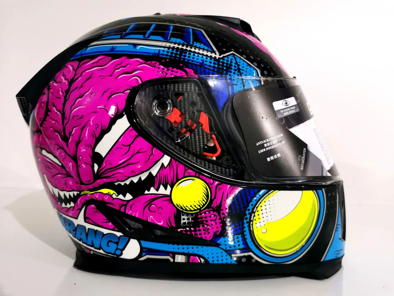 CASCĂ MOTO INTEGRALĂ Pink Brain